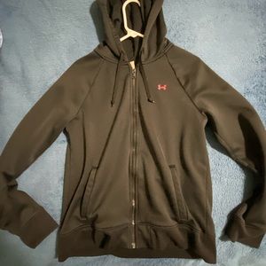 Under Armour hoodie zip up, Cold Gear. Like new.